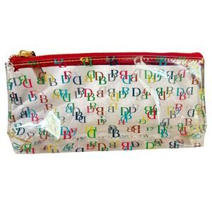 Dooney & Bourke Clear Multicolor On The Go Acrylic Cosmetic Bag Pouch